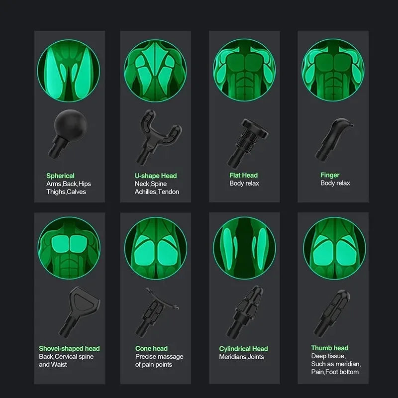 Massagem muscular portátil