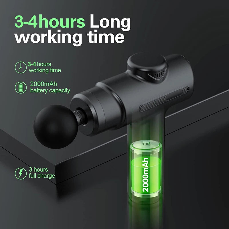 Massagem muscular portátil